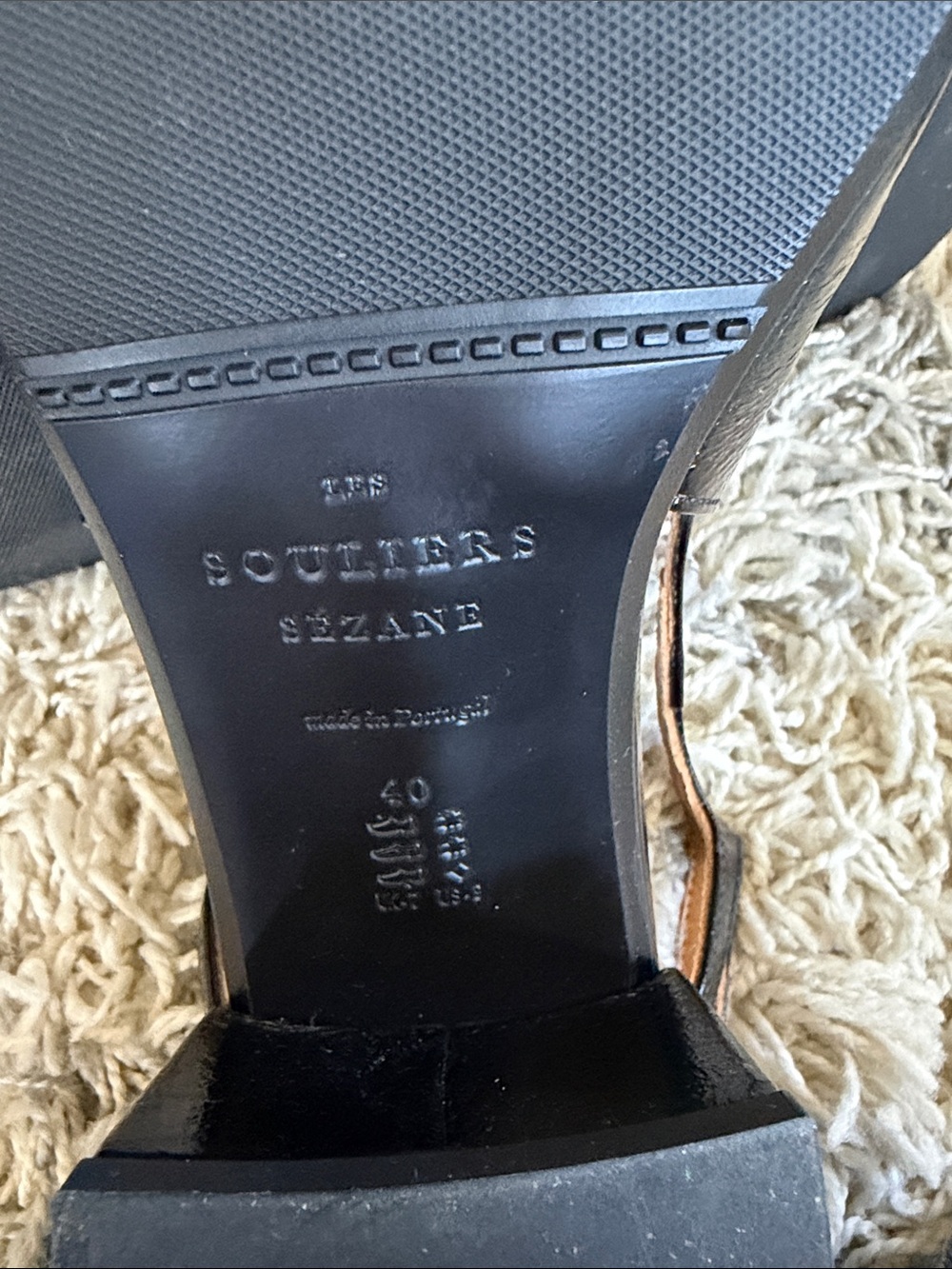 Sezane Black Patent Double-Strap Slingback Heels - Picture 11 of 11